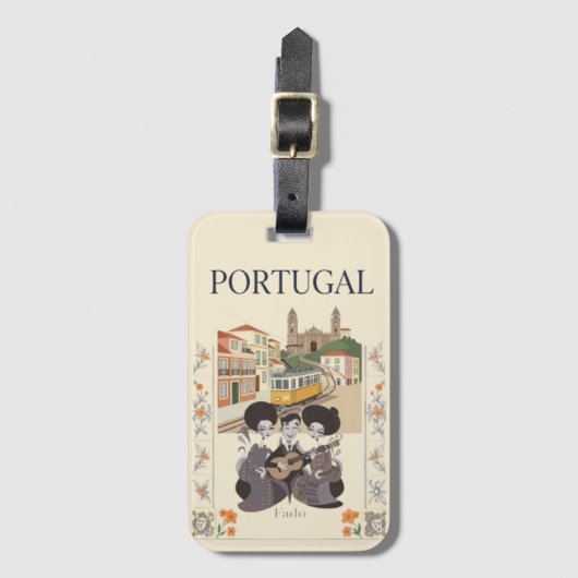Portugal Bagagelabel (Voorkant (verticaal))