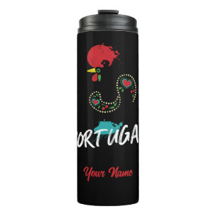 Portugal Barcelona roster symbool Thermal Tumbler Thermosbeker