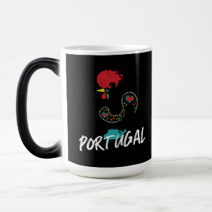 Portugal Barcelos rooster symbool Two-Tone Coffee  Magische Mok