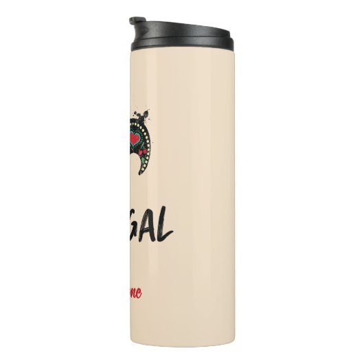 Portugal Barcelos rooster Thermosbeker (Geroteerd rechts)