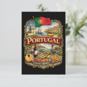 Portugal Bedankkaart (Staand voorkant)