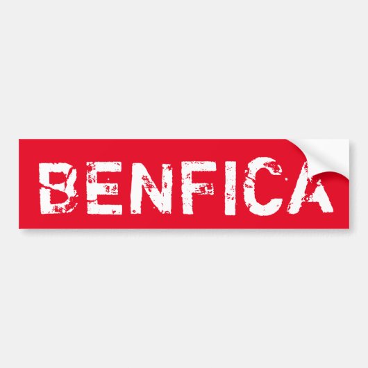 Portugal - Benfica Bumpersticker (Voorkant)