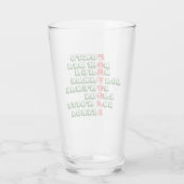 Portugal Bom Dia Boa Tarde Boa Noite Bier Glas (Achterkant)