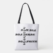 Portugal Bom Dia Boa Tarde Boa Noite Shopping Bag Tote Bag (Achterkant)
