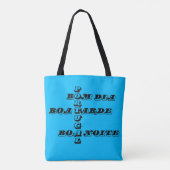 Portugal Bom Dia Boa Tarde Boa Noite Shopping Bag Tote Bag (Achterkant)