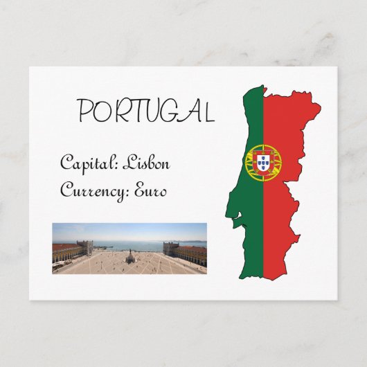Portugal Briefkaart (Voorkant)