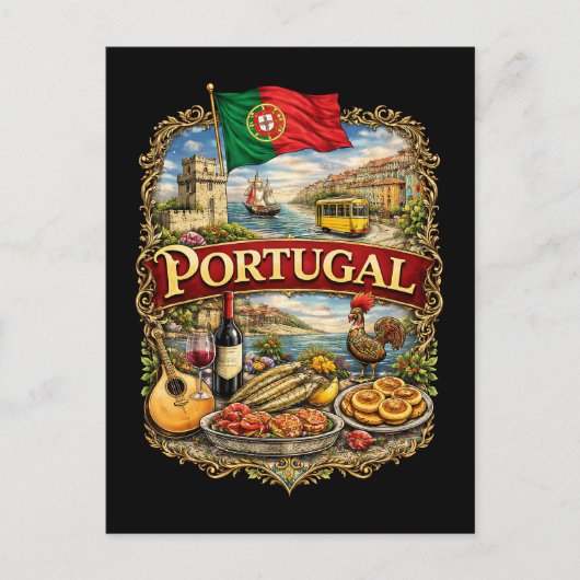 Portugal Briefkaart (Voorkant)