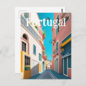 Portugal Briefkaart (Voorkant / Achterkant)