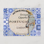 Portugal briefkaart dat we verhuisden (Voorkant)