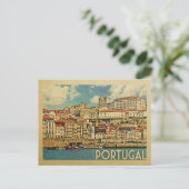Portugal Briefkaart Vintage Travel (Staand voorkant)