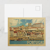 Portugal Briefkaart Vintage Travel (Voorkant / Achterkant)