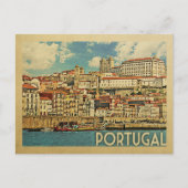 Portugal Briefkaart Vintage Travel (Voorkant)