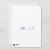 Portugal bruiloft uitnodiging | Blauwe Tegels (Achterkant)