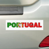 Portugal Bumpersticker (Op auto)