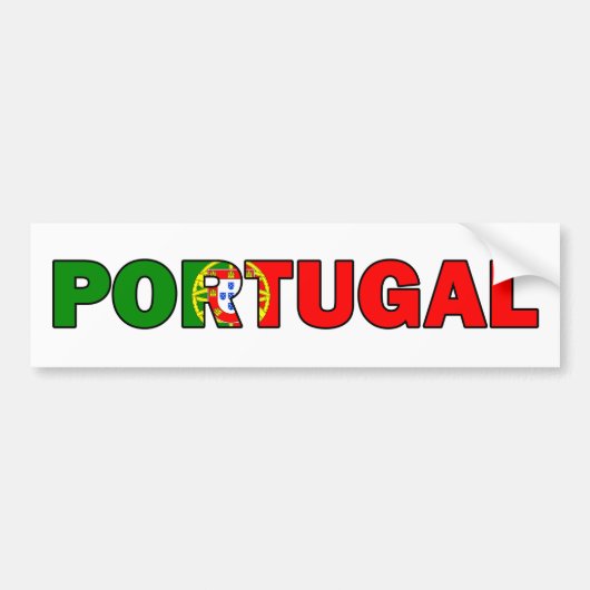 Portugal Bumpersticker (Voorkant)