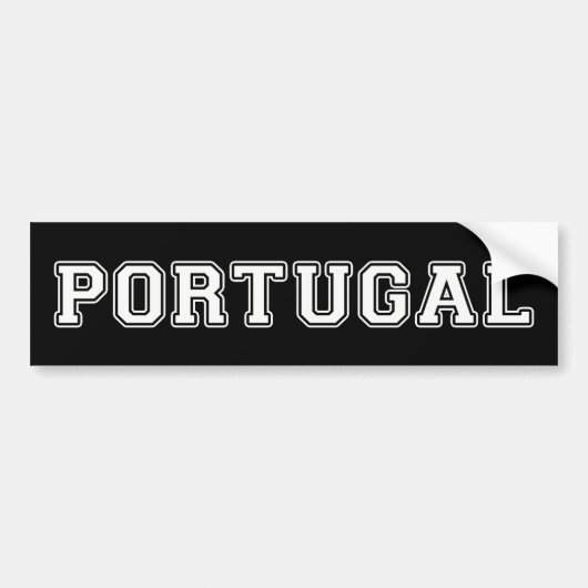 Portugal Bumpersticker (Voorkant)