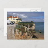 Portugal, Cascais. Praia da Rainha, een strand in  Briefkaart (Voorkant / Achterkant)