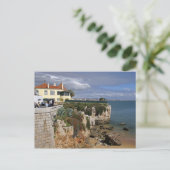 Portugal, Cascais. Praia da Rainha, een strand in  Briefkaart (Staand voorkant)