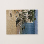 Portugal, Cascais. Praia da Rainha, een strand in Legpuzzel (Horizontaal)