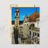  Portugal, Coimbra, Universiteit Briefkaart (Voorkant / Achterkant)