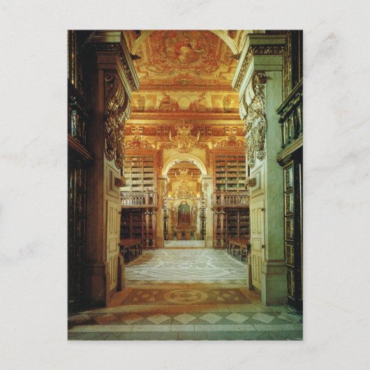  Portugal, Coimbra, Universiteitsbibliotheek Briefkaart (Voorkant)