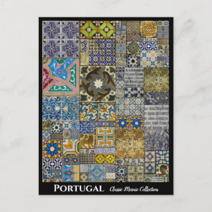 Portugal Colorful Mosaics Briefkaart