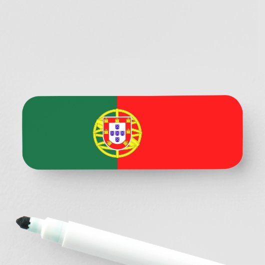 portugal country flag symbol naamplaatje (In situ)
