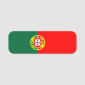 portugal country flag symbol naamplaatje (Voorkant)