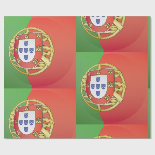 Portugal Crest Cadeaupapier (Vlak)