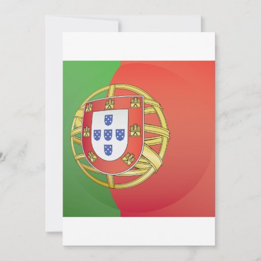 Portugal Crest Kaart (Voorkant)