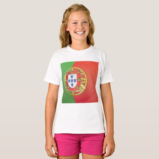 Portugal Crest T-shirt (Voorkant volledig)
