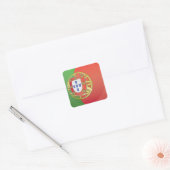 Portugal Crest Vierkante Sticker (Envelop)