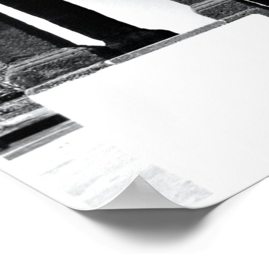 Portugal: Cute White Church met Bell Print (Hoek)