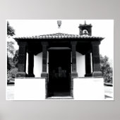 Portugal: Cute White Church met Bell Print (Voorkant)