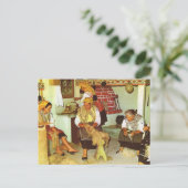 Portugal, dames draaiend Briefkaart (Staand voorkant)