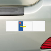 Portugal de Azoren Bumpersticker (Op auto)