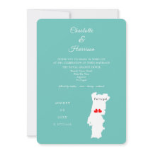 Portugal Destination Wedding Uitnodiging