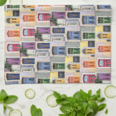 Portugal Doors Theedoek (Gevouwen)