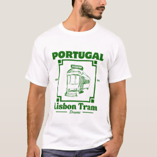 Portugal: droom van Lissabon trams T-shirt