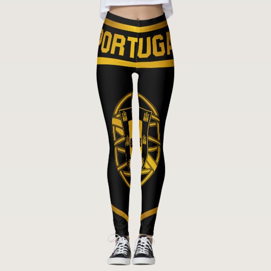 Portugal Emblem Leggings (Voorkant)