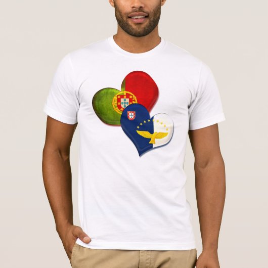 Portugal en de Azoren T-shirt (Voorkant)