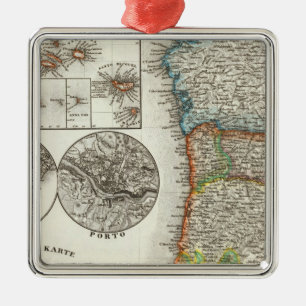 Portugal en Kaapverdië Metalen Ornament