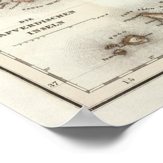 Portugal en Kaapverdië Poster (Hoek)