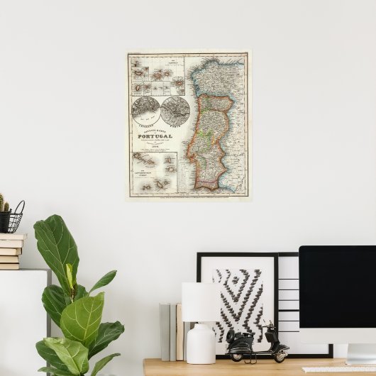 Portugal en Kaapverdië Poster (Thuiskantoor)
