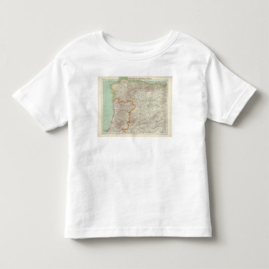 Portugal en Spanje Kinder Shirts (Voorkant)