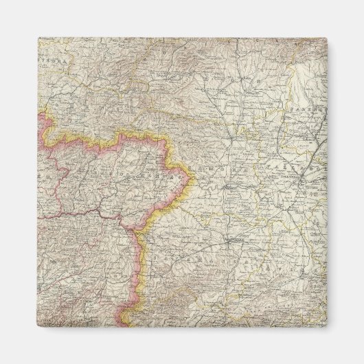 Portugal en Spanje Magneet (Voorkant)