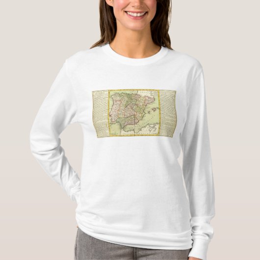 Portugal en Spanje T-shirt (Voorkant)