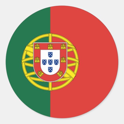 Portugal Euro Sticker (Voorkant)
