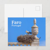 Portugal Faro in de Algarve Briefkaart (Voorkant / Achterkant)