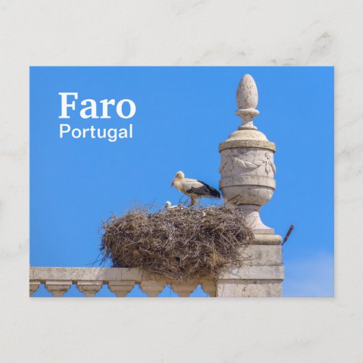 Portugal Faro in de Algarve Briefkaart (Voorkant)